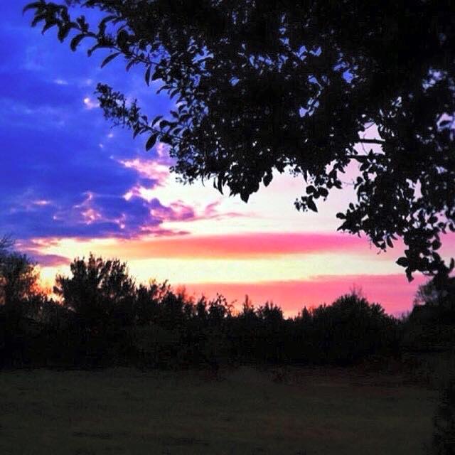 American Flag at sunrise